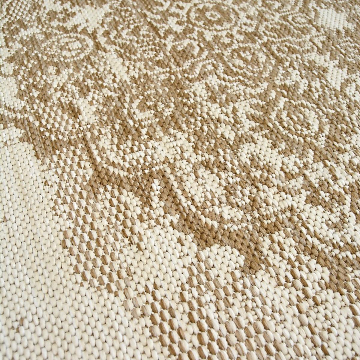Indoor Outdoor Medallion Rug - Natural - 120x170cm – image 4