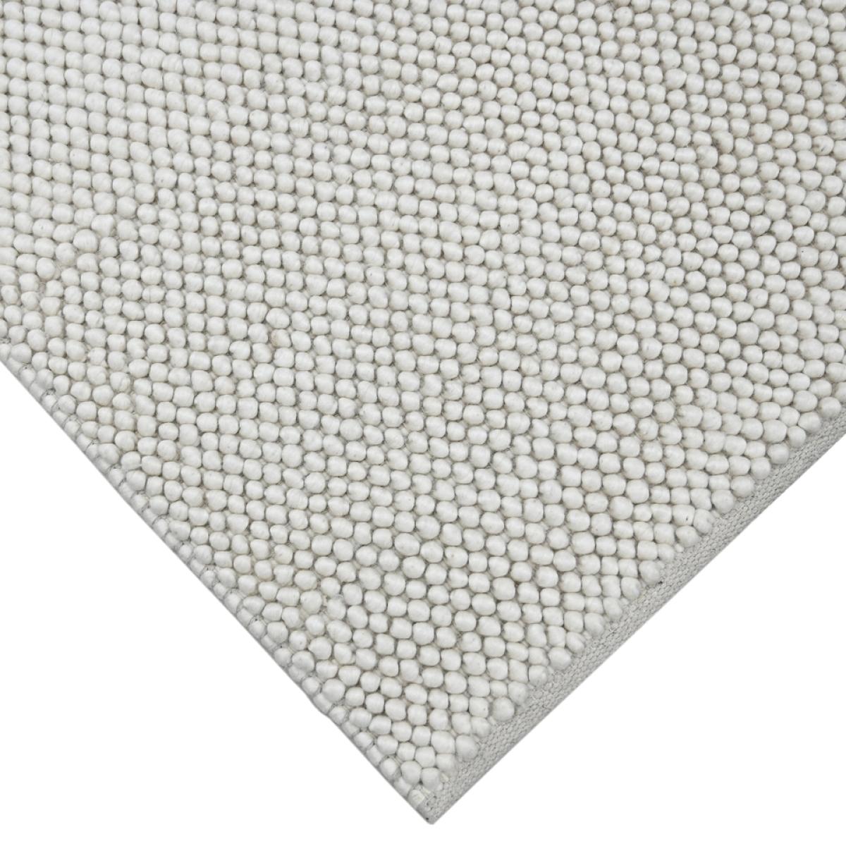 Wool Pebble Rug - Ivory - 160x230cm – image 3