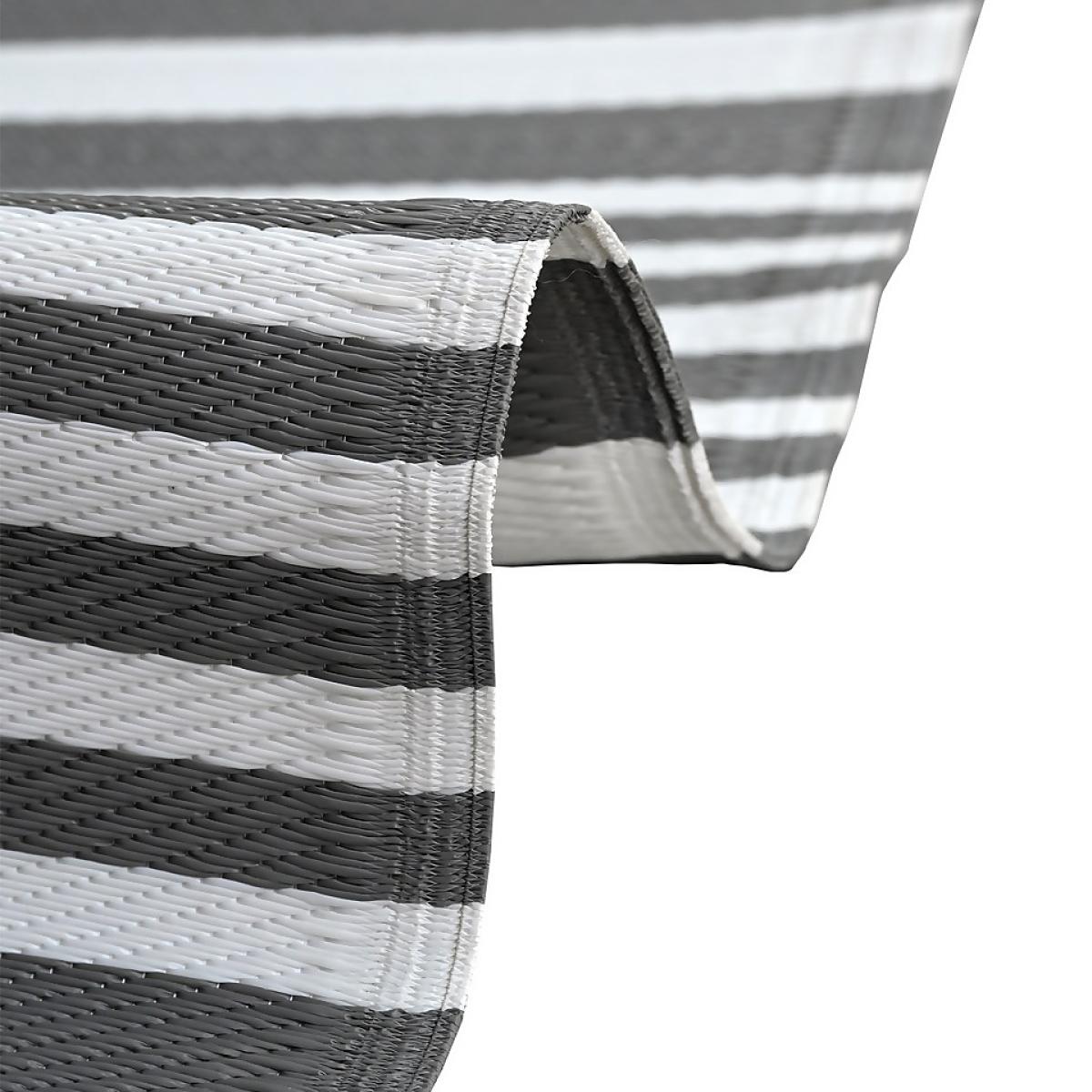 Modern Country Indoor/Outdoor Rug Grey & White - 160x230cm – image 4