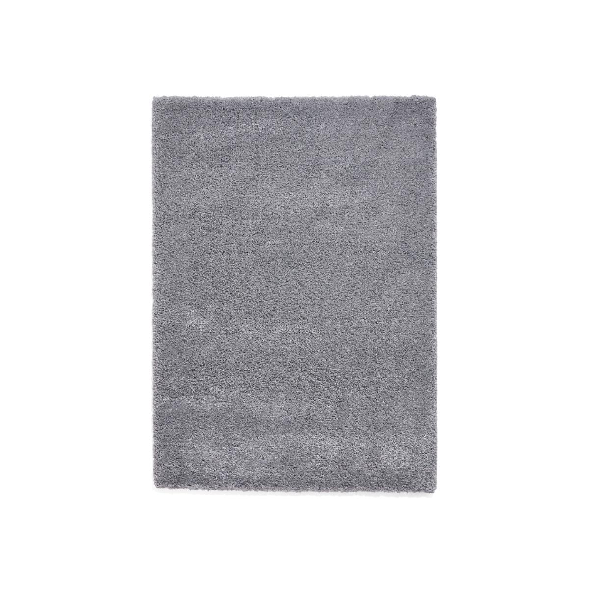 Ozzy Plain Shaggy Rug - Grey - 160x230cm – image 1