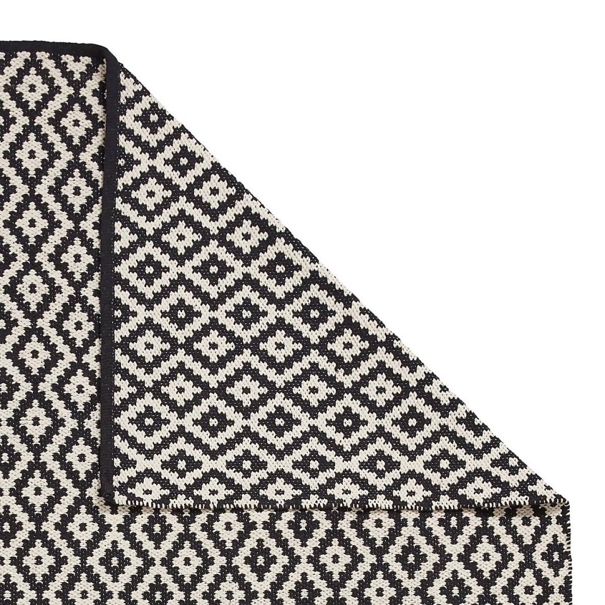 Wren Geometric Rug - Black - 160x230cm – image 4