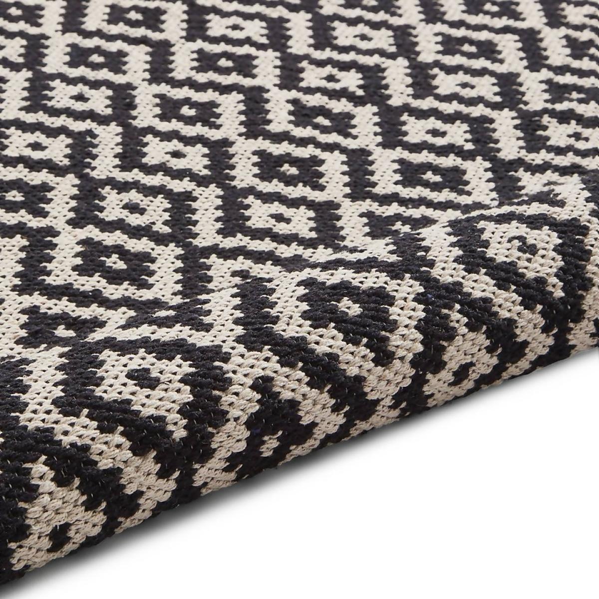 Wren Geometric Rug - Black - 160x230cm – image 8