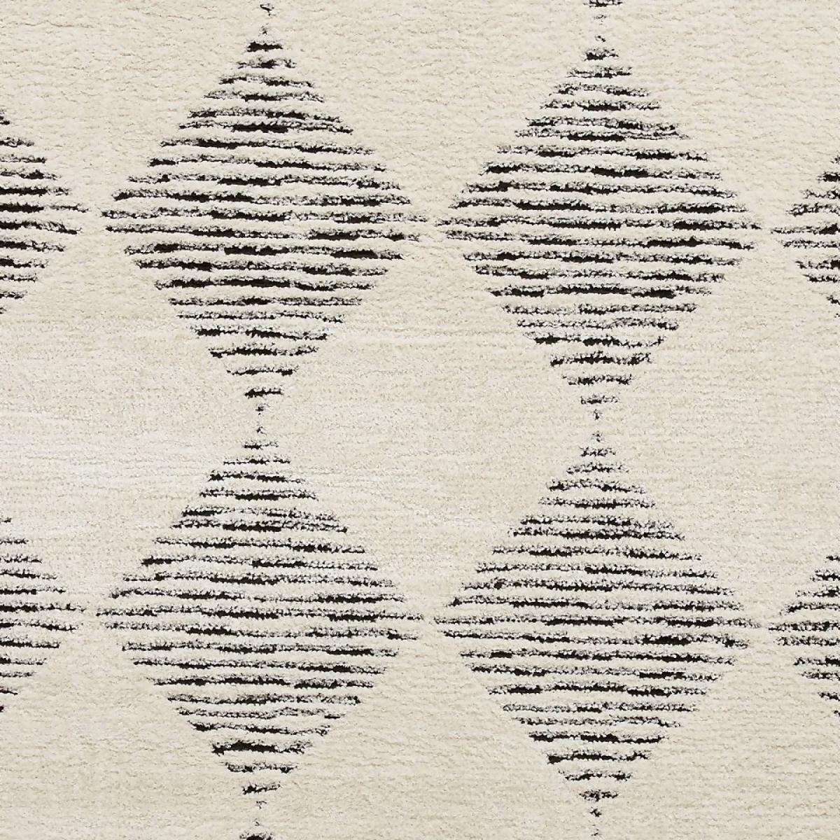 Ivar Diamond Rug - Grey - 160x230cm – image 5