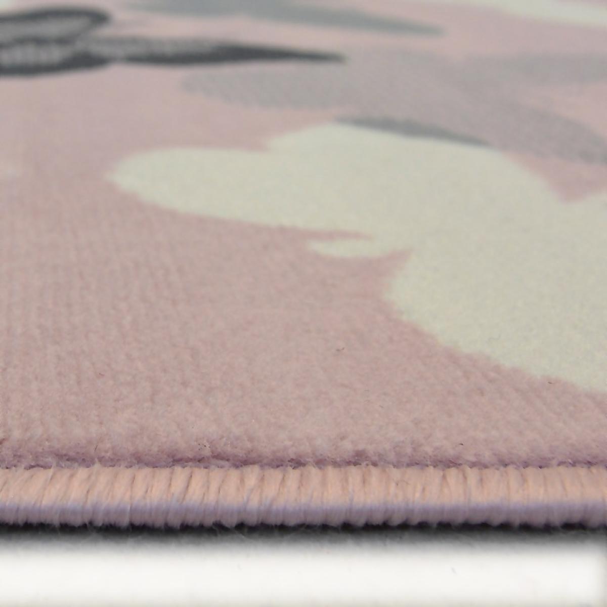 Butterfly Rug - Grey & Blush -160x230cm – image 3
