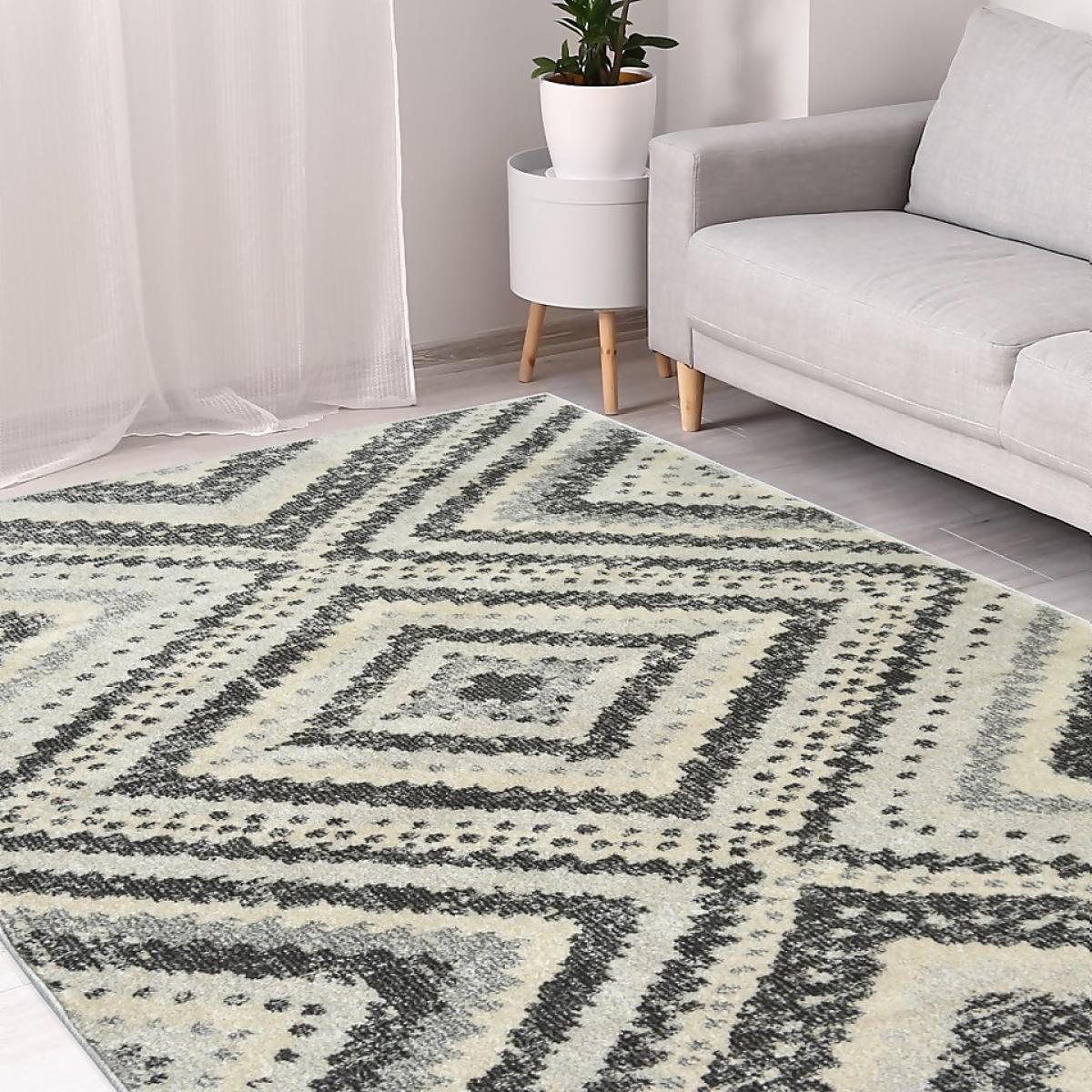Villa Tribal Rug - Grey - 120x170cm – image 2