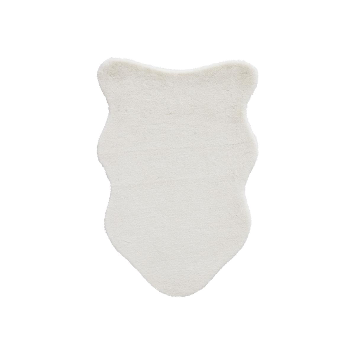 Single Pelt Faux Fur Rug - Ivory – image 1