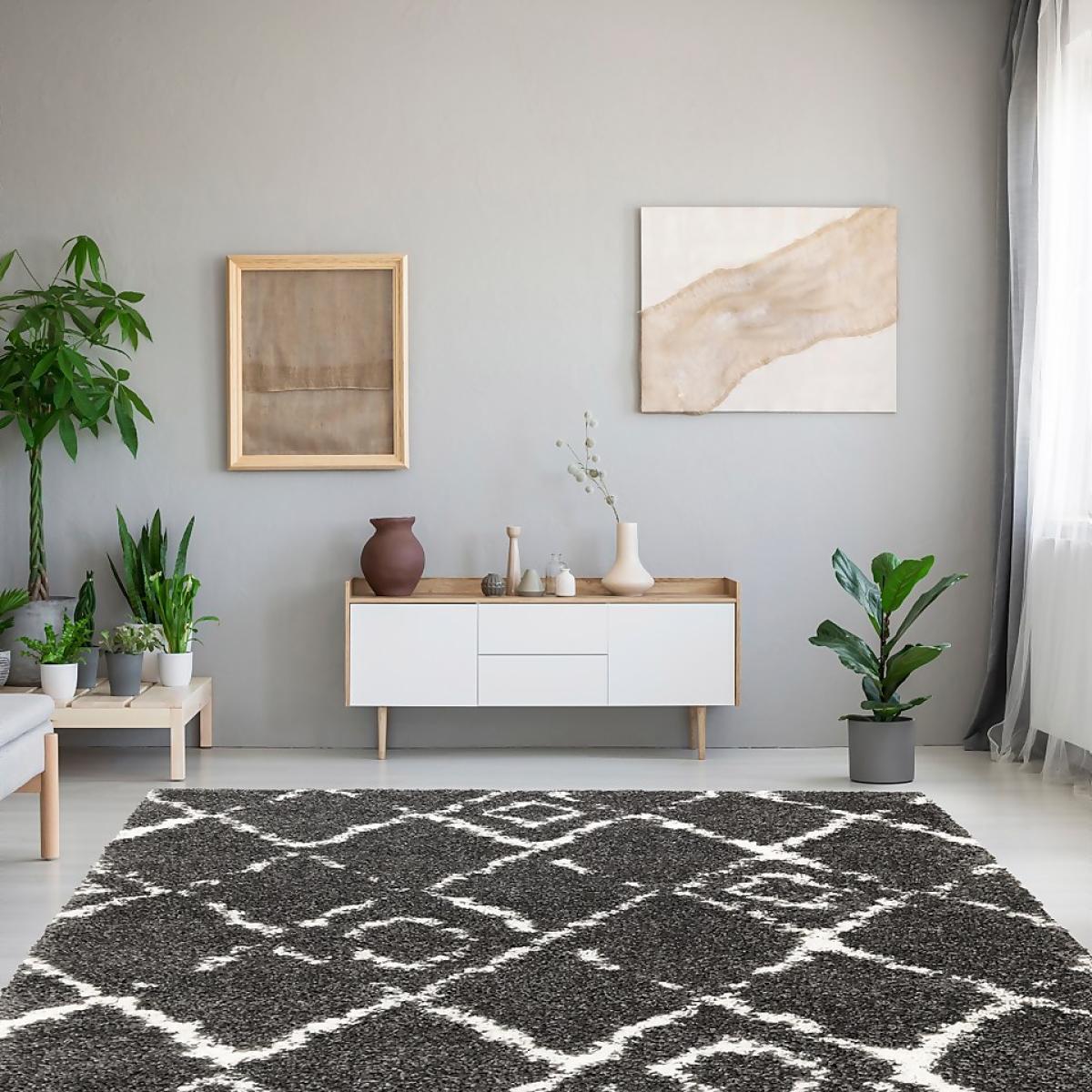Deluxe Berber Rug - Charcoal - 160x230cm – image 2