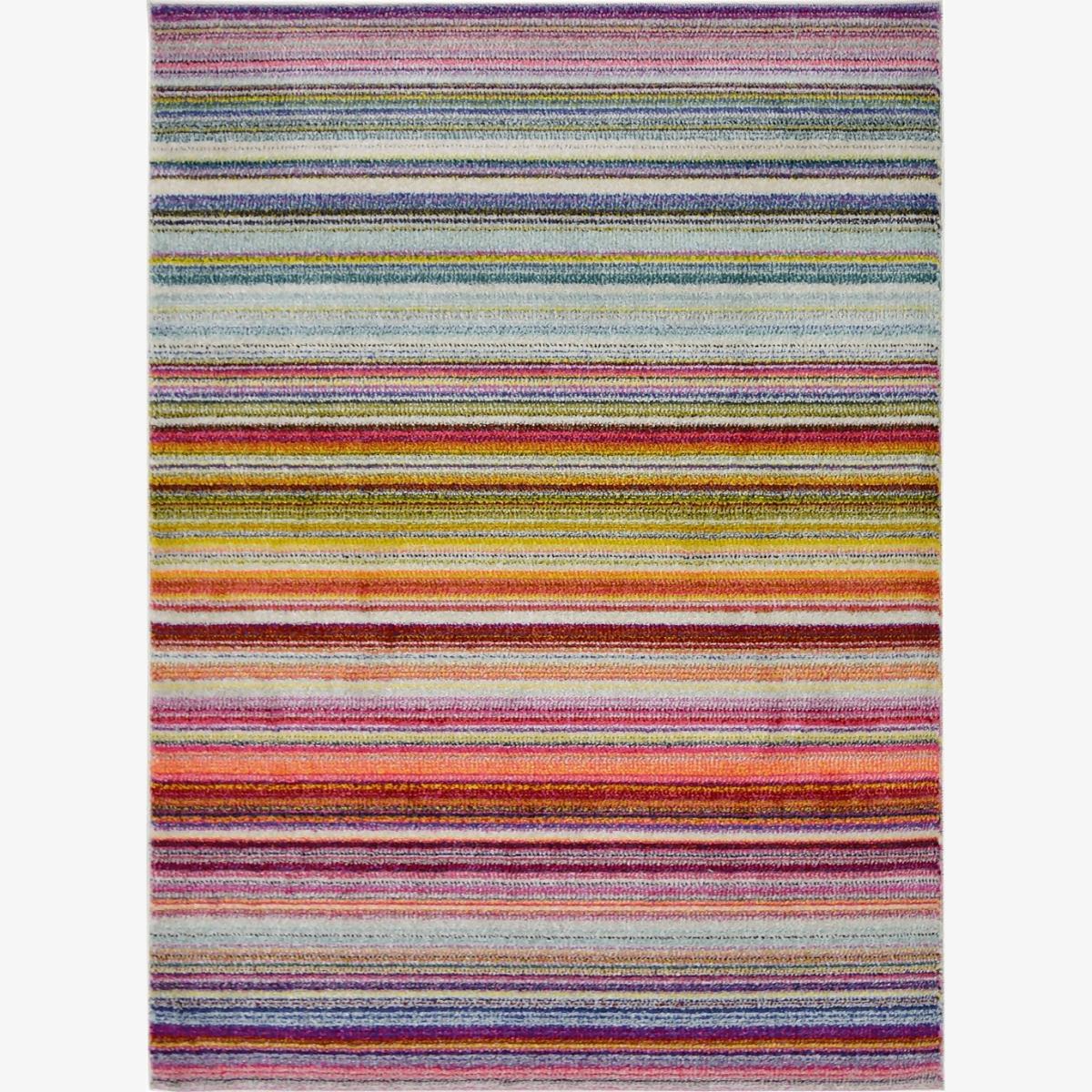 Villa Stripe Rug - Multi-coloured - 160x230cm – image 1