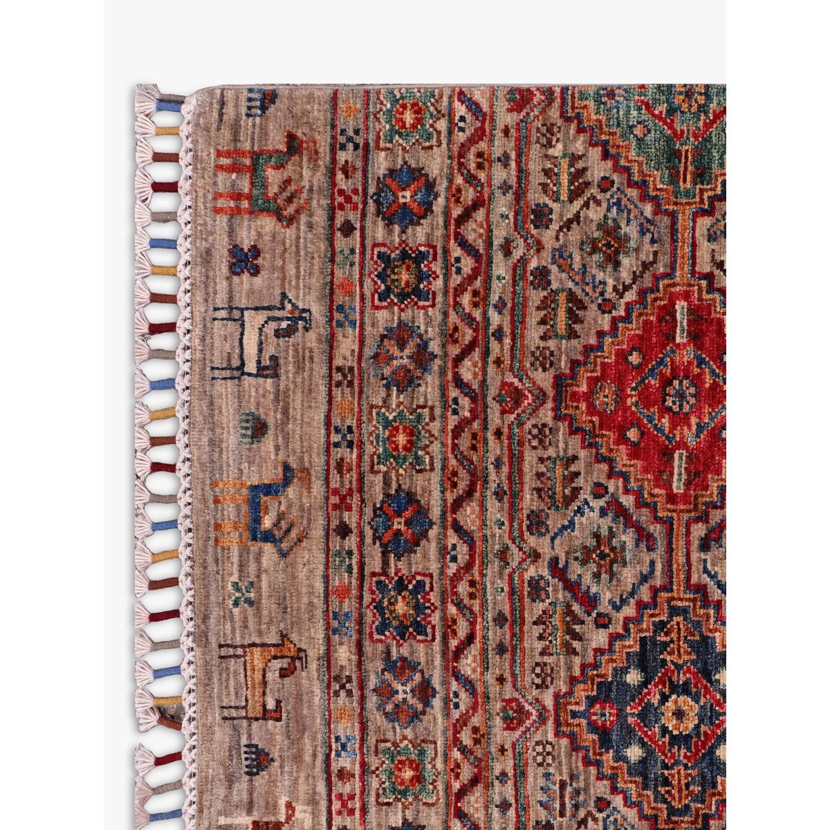 Gooch Oriental Khurjeen Rug, L202 x W149 cm, Neutral – image 3