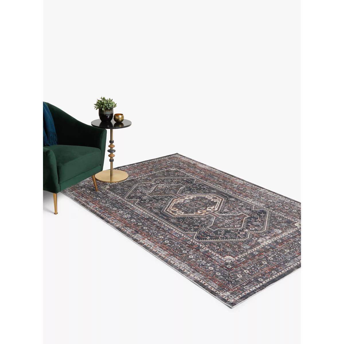 John Lewis & Partners Trio Medallion Rug, Blue, L290 x W200 cm – image 2