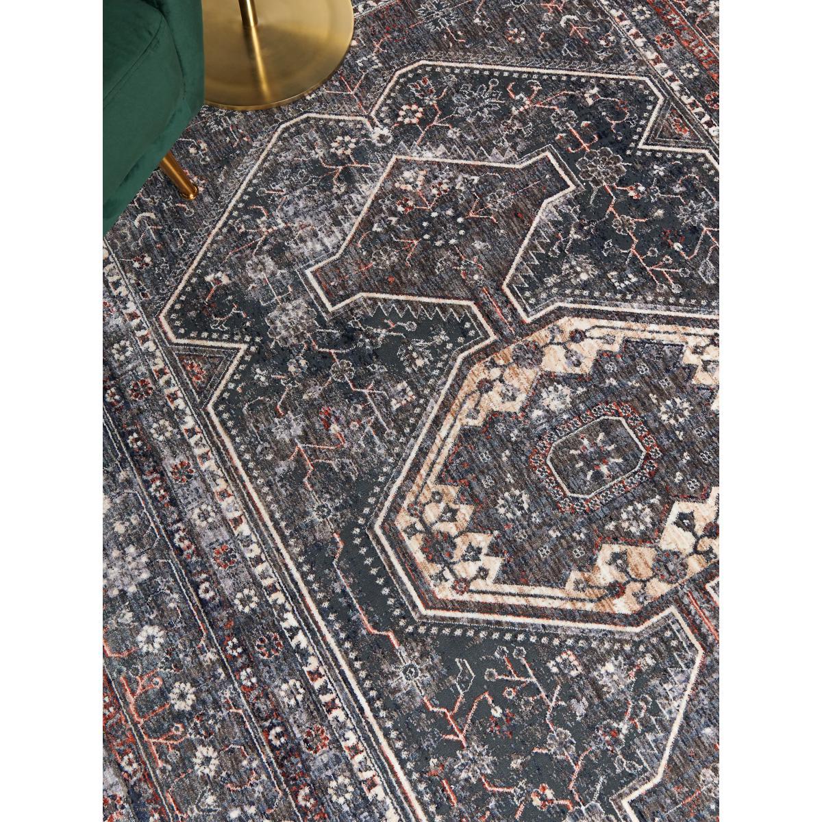 John Lewis & Partners Trio Medallion Rug, Blue, L290 x W200 cm – image 3