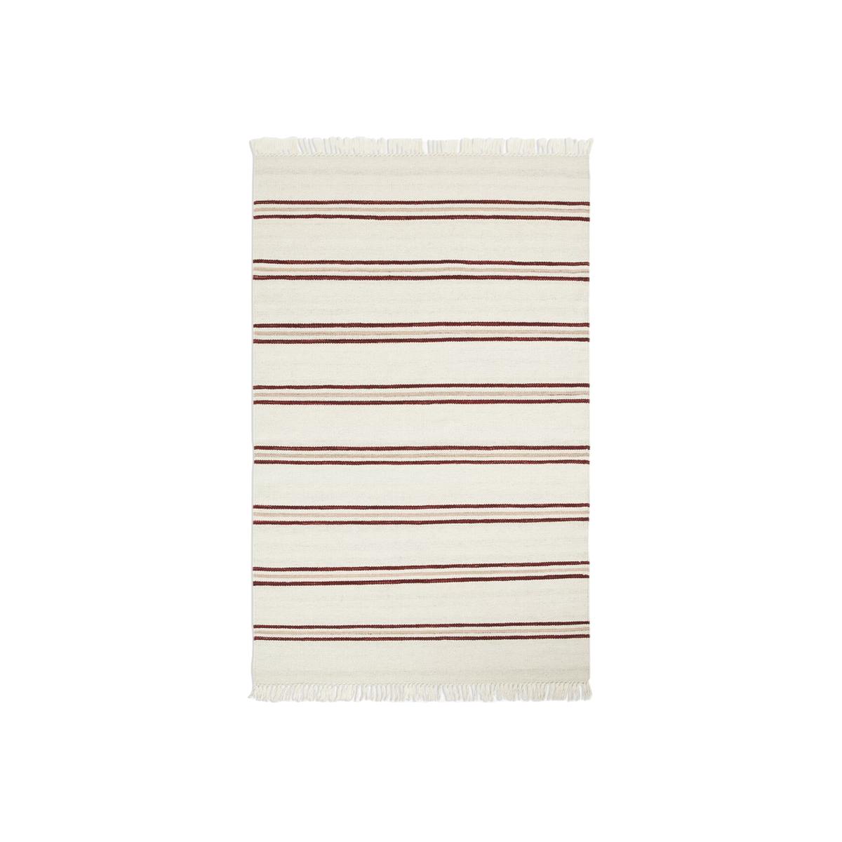 John Lewis Bude Stripe Rug, Damson, L180 x W120 cm – image 1