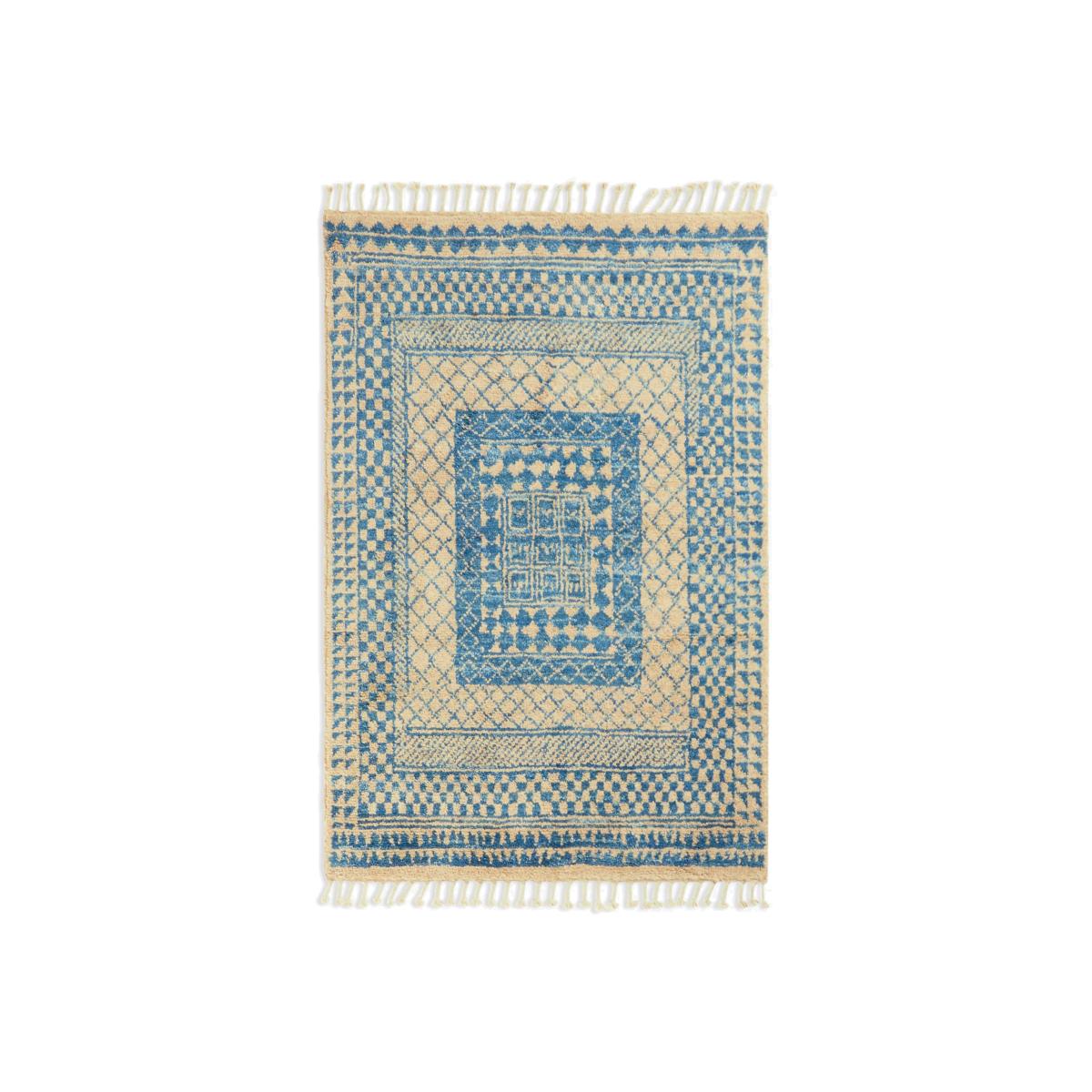 Gooch Luxury Hand Knotted Sitara Berber Rug, Blue, L240 x W170 cm – image 1