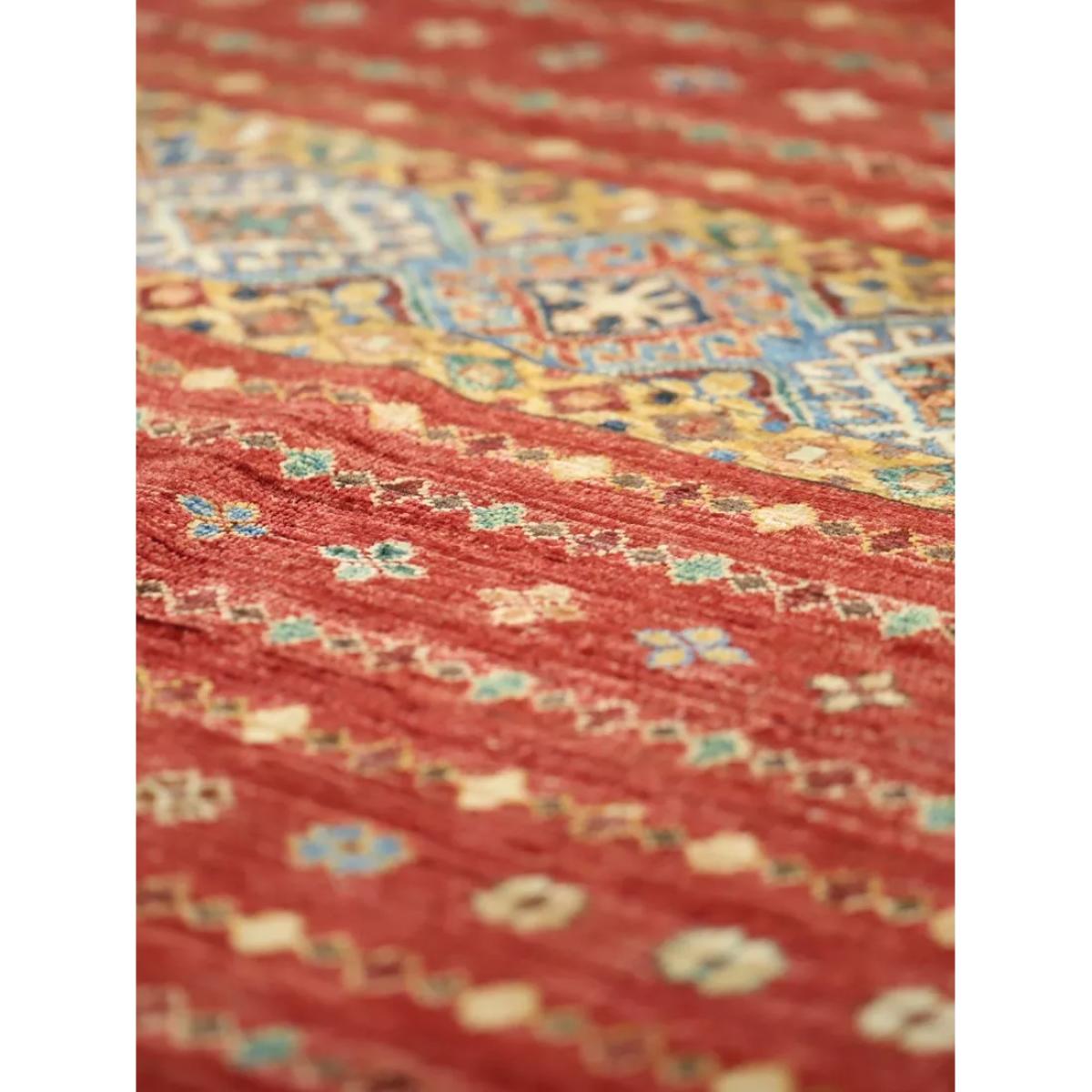 Gooch Oriental Khurjeen Pure Wool Rug, L239 x W170 cm, Red – image 4