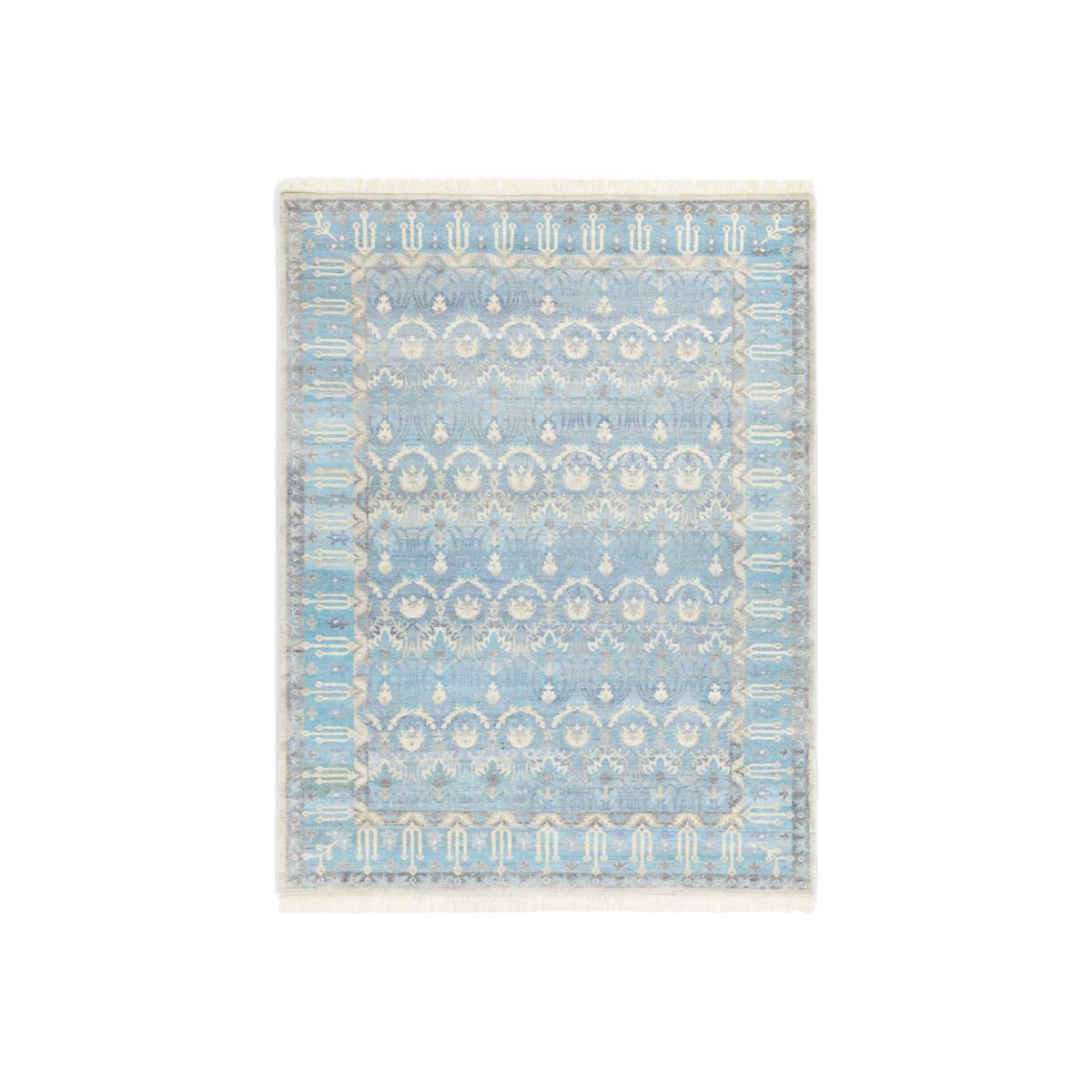 John Lewis Hand Knotted Mahala Rug, Blue