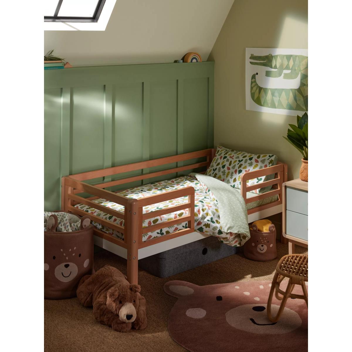 little home at John Lewis Bear Head Rug, 100 x 100cm – image 2