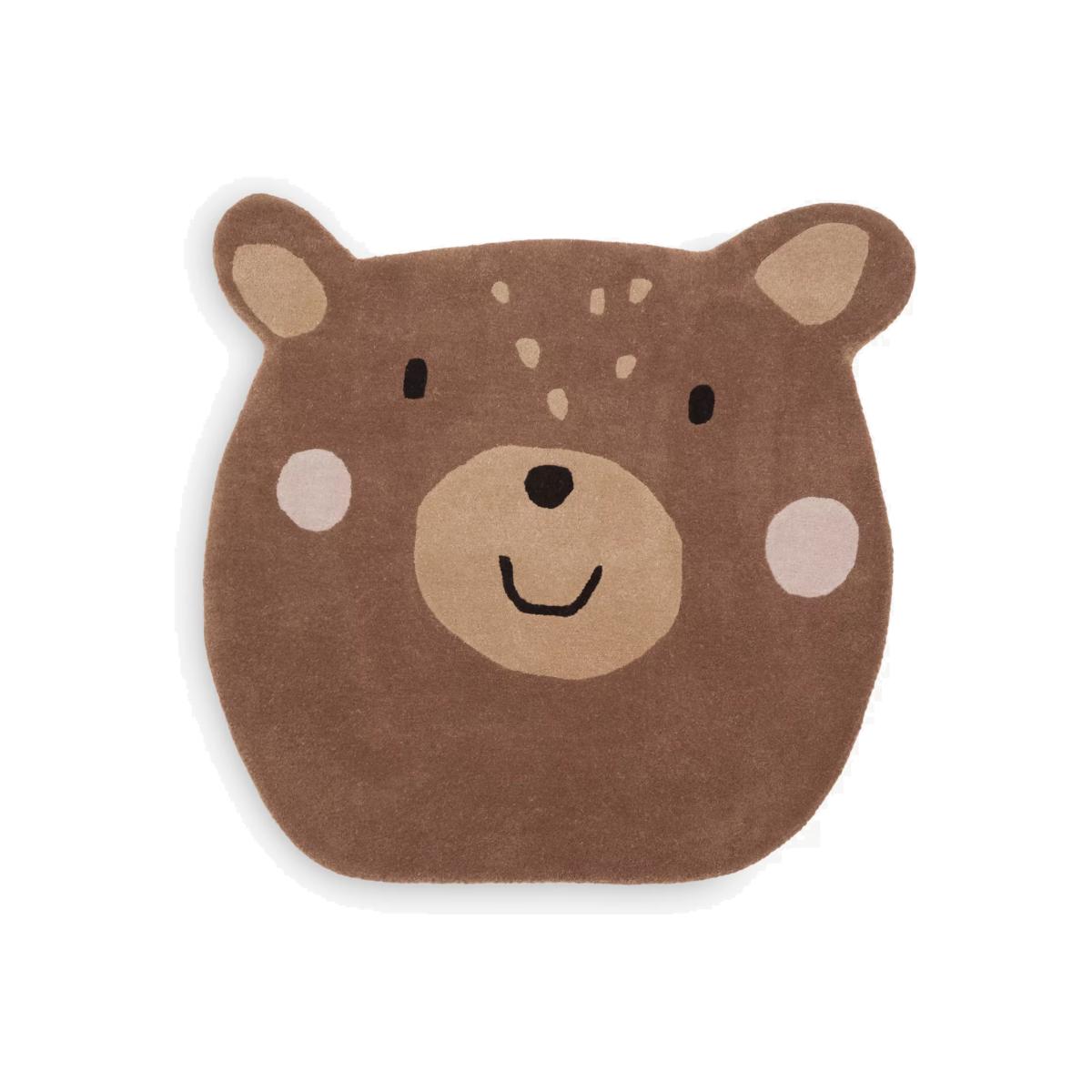 little home at John Lewis Bear Head Rug, 100 x 100cm – image 1