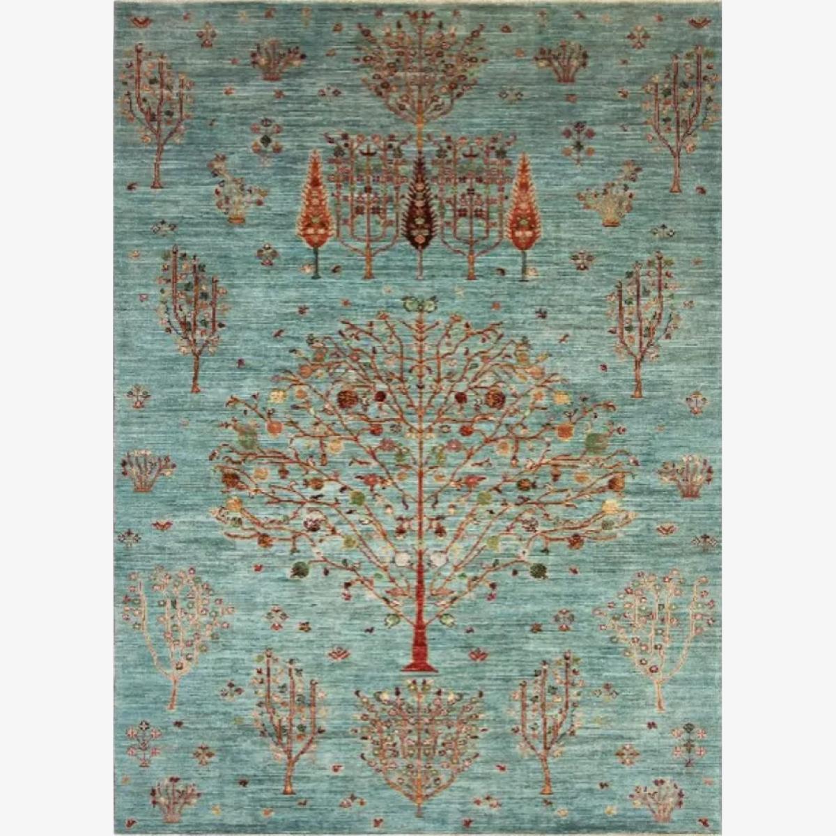 Gooch Oriental Loribaft Rug, Green, L248 x W176 cm – image 1