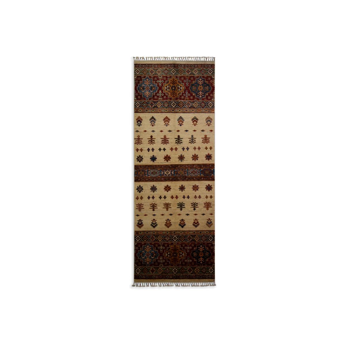 Gooch Oriental Khurjeen Runner Rug, Ivory, L205 x W75 cm – image 1