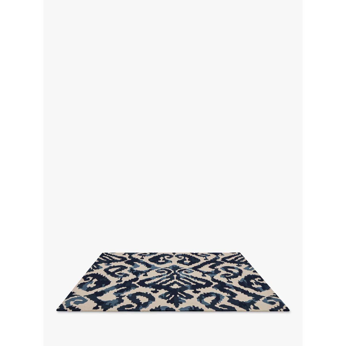 Sanderson Kasuri Indoor & Outdoor Rug, Blue – image 2