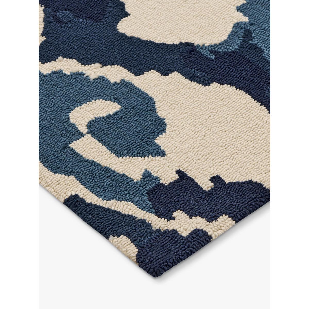 Sanderson Kasuri Indoor & Outdoor Rug, Blue – image 5