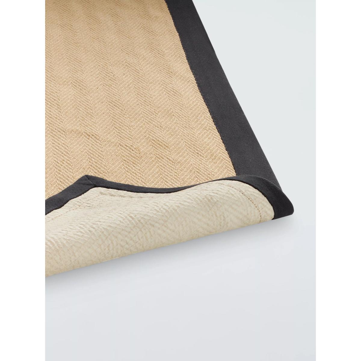 John Lewis Basic Herringbone Rug, Natural/Black – image 2
