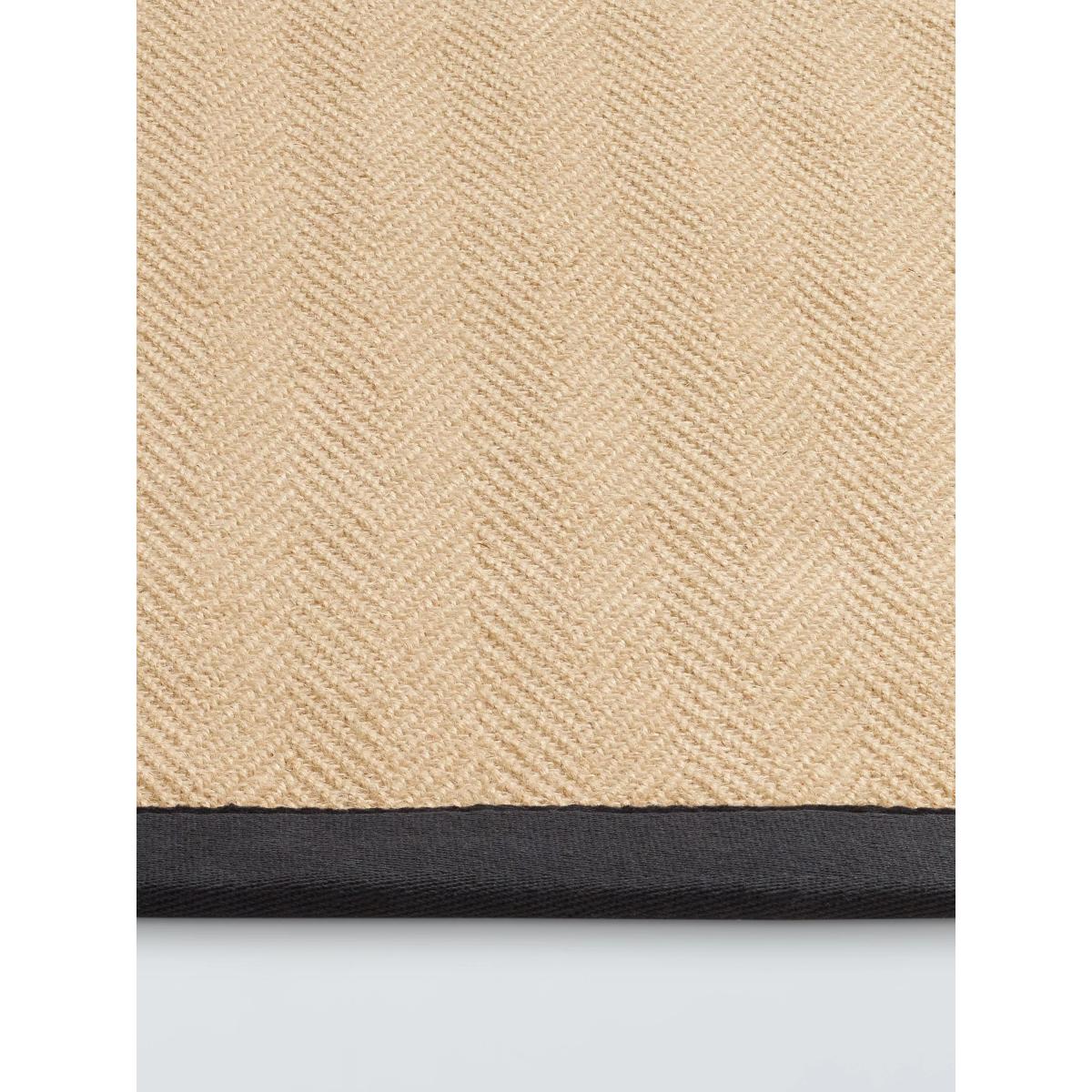 John Lewis Basic Herringbone Rug, Natural/Black – image 3