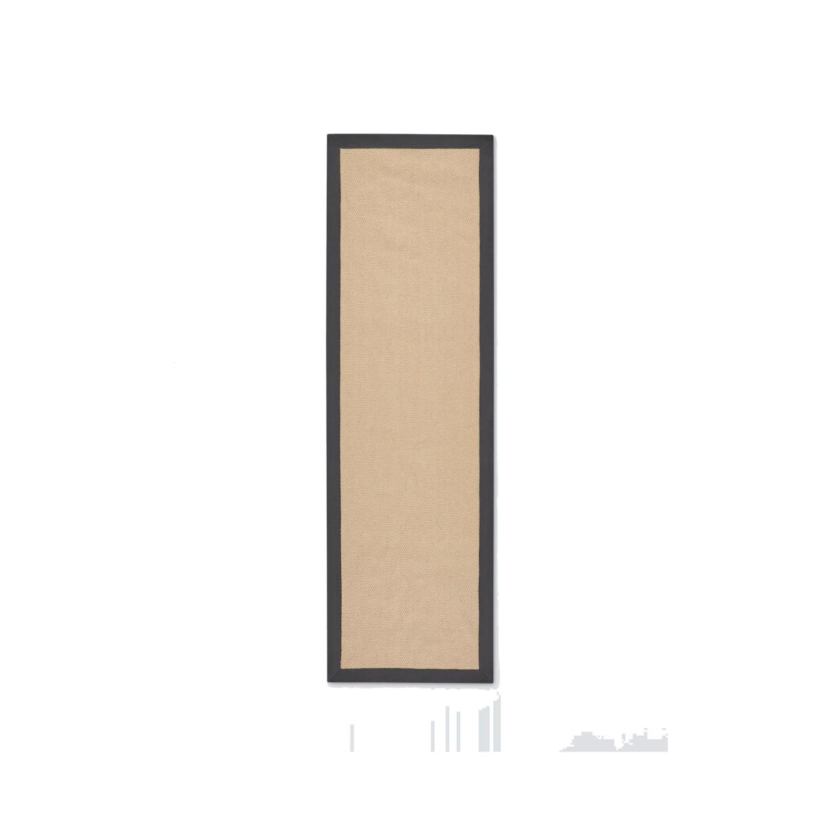 John Lewis Basic Herringbone Rug, Natural/Black – image 1