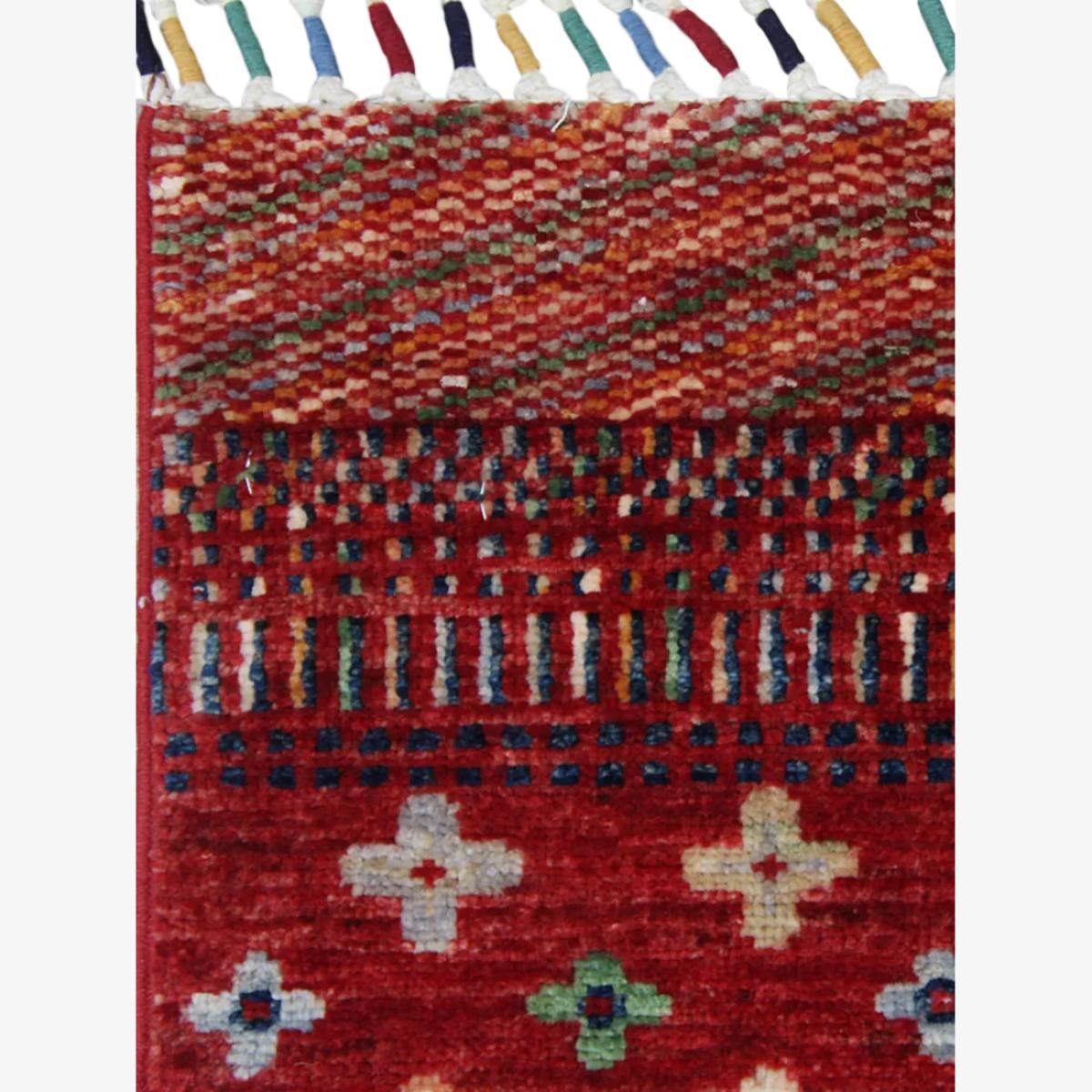 Gooch Oriental Loribaft Runner Rug, Red, L248 x W82 cm – image 1