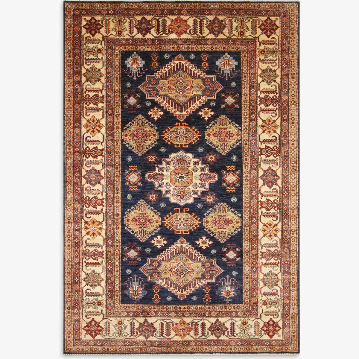 Gooch Oriental Supreme Kazak Rug, Blue, L266 x W176 cm