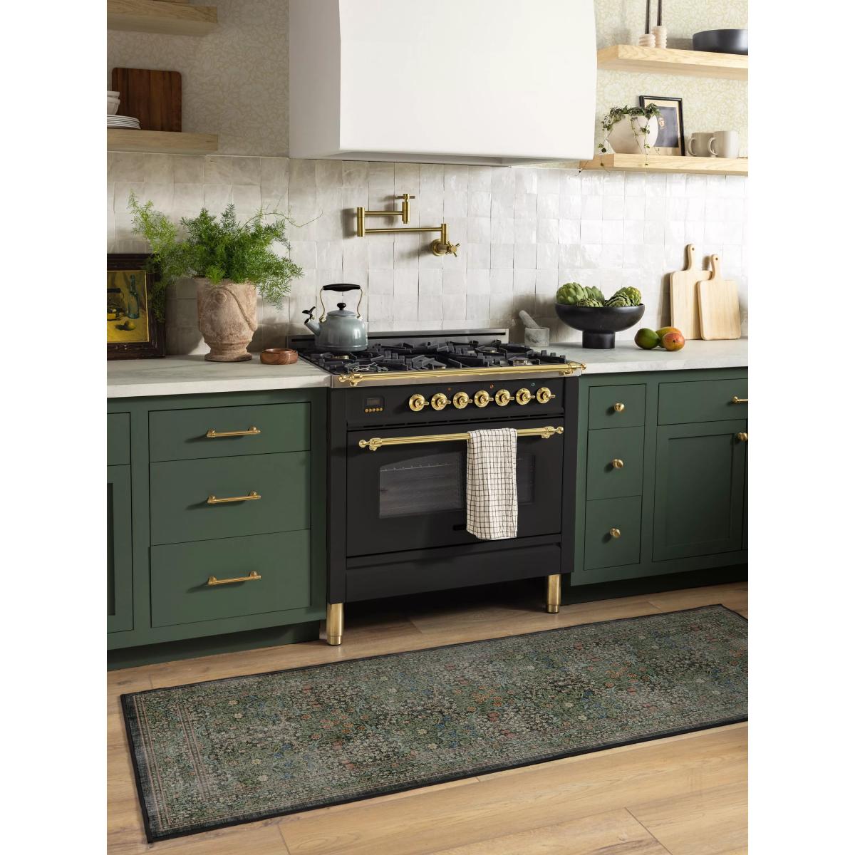 Ruggable Morris & Co. Blackthorn Rug, Forest Green – image 3