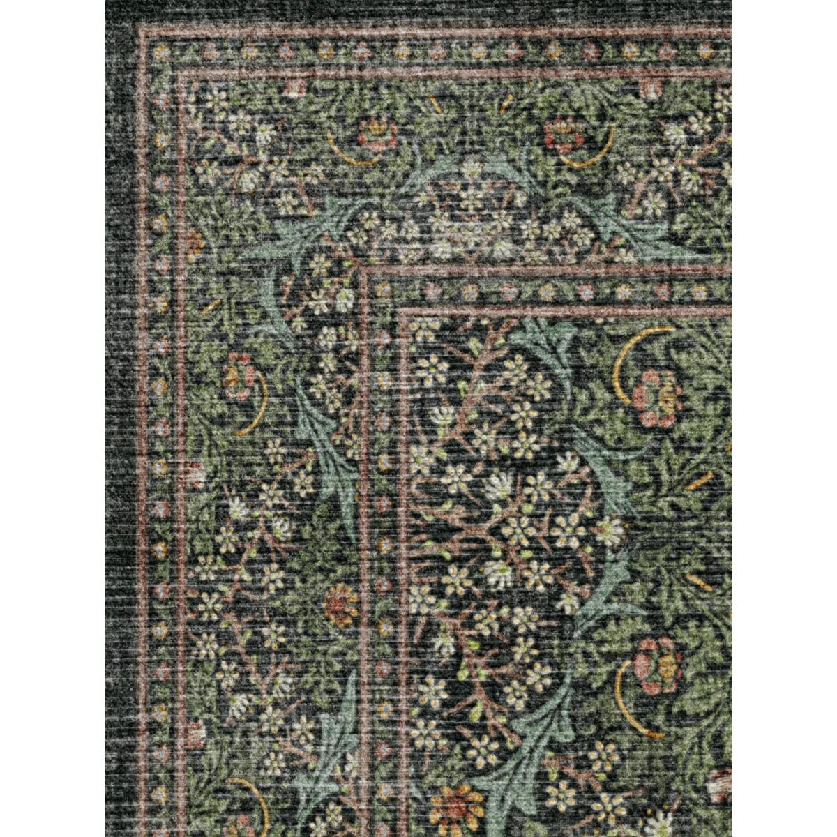 Ruggable Morris & Co. Blackthorn Rug, Forest Green – image 8