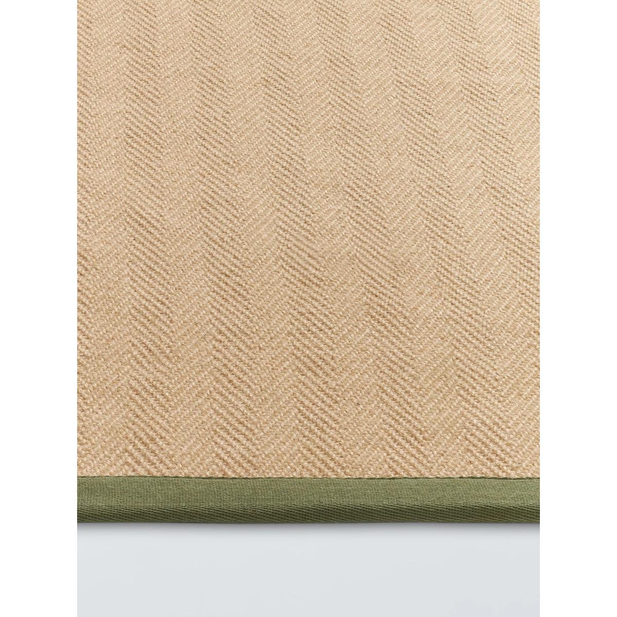 John Lewis ANYDAY Basics Herringbone Runner Rug, Green, L80 x W40 cm – image 3