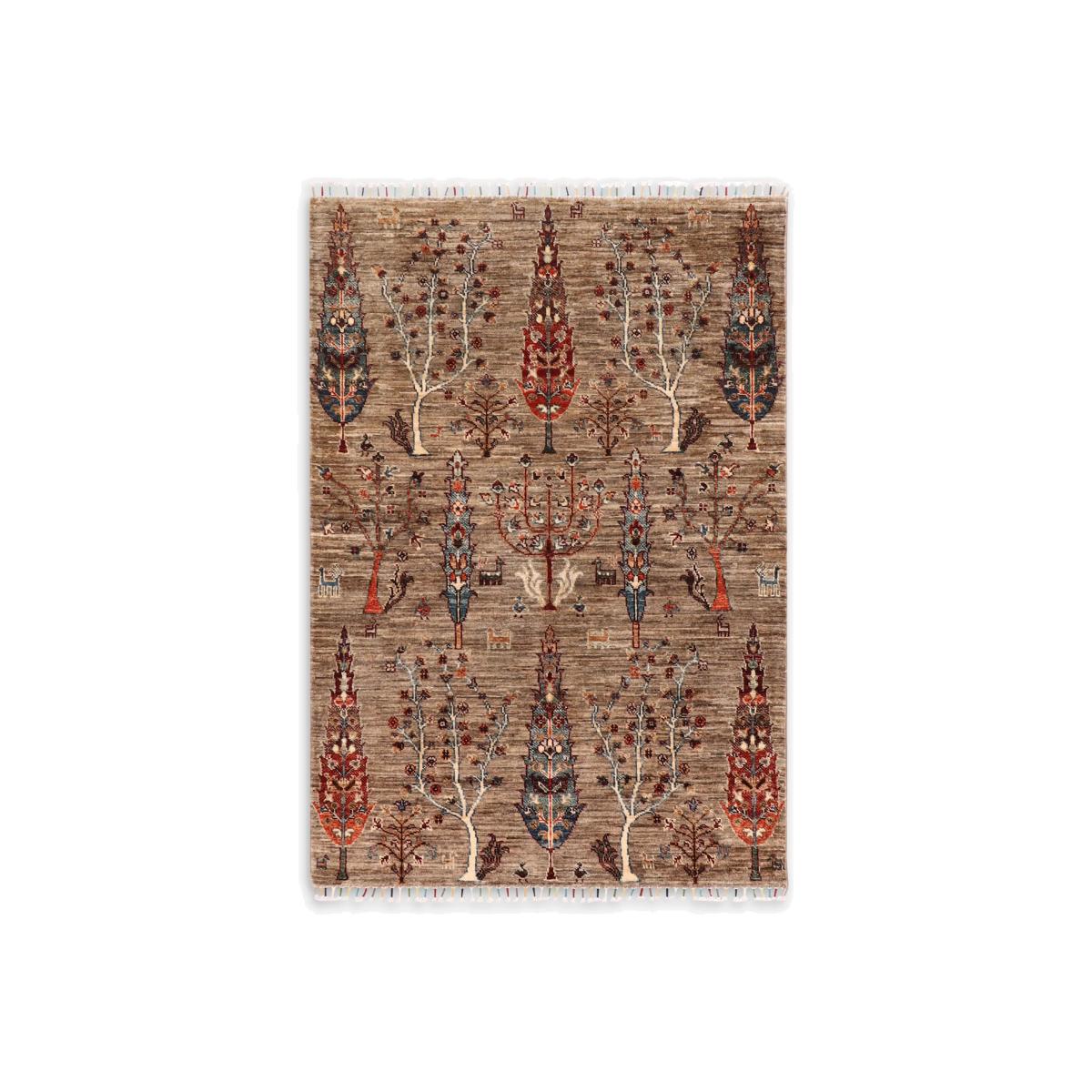 Gooch Oriental Pictorial Rug, Grey, L147 x W103 cm