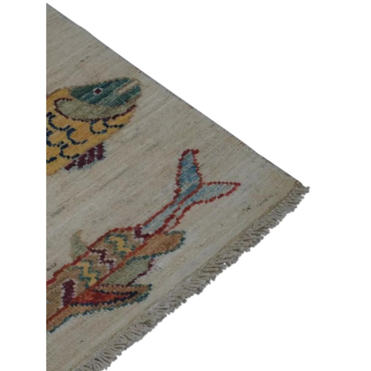 Gooch Oriental Fish Rug, Beige, L175 x W122 cm – image 2