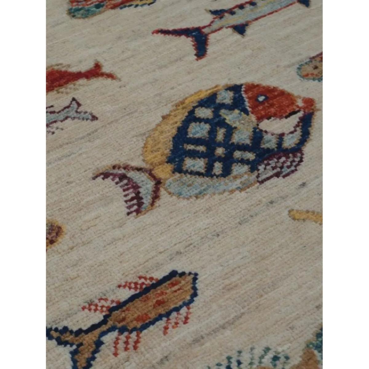 Gooch Oriental Fish Rug, Beige, L175 x W122 cm – image 5