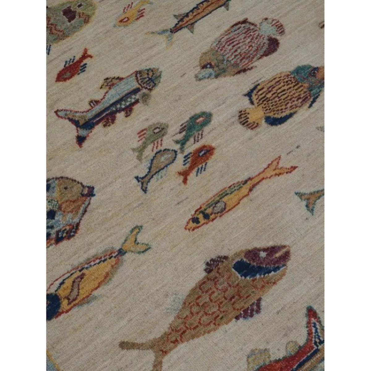 Gooch Oriental Fish Rug, Beige, L175 x W122 cm – image 6