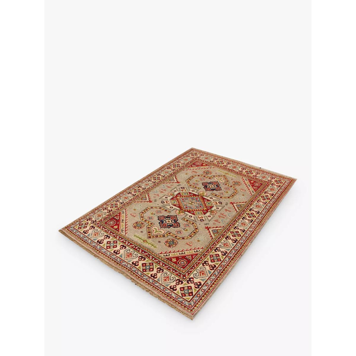 Gooch Oriental Kazak Rug, L178 x W125 cm, Cream – image 3