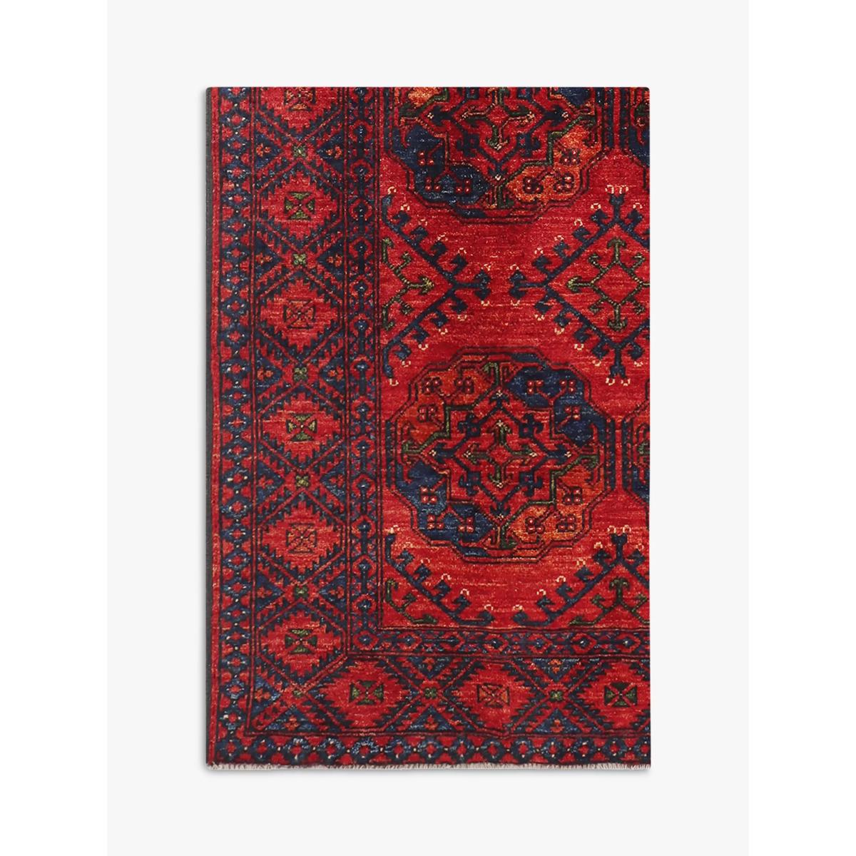 Gooch Oriental Ersari Rug, Red, L187 x W123 cm – image 2
