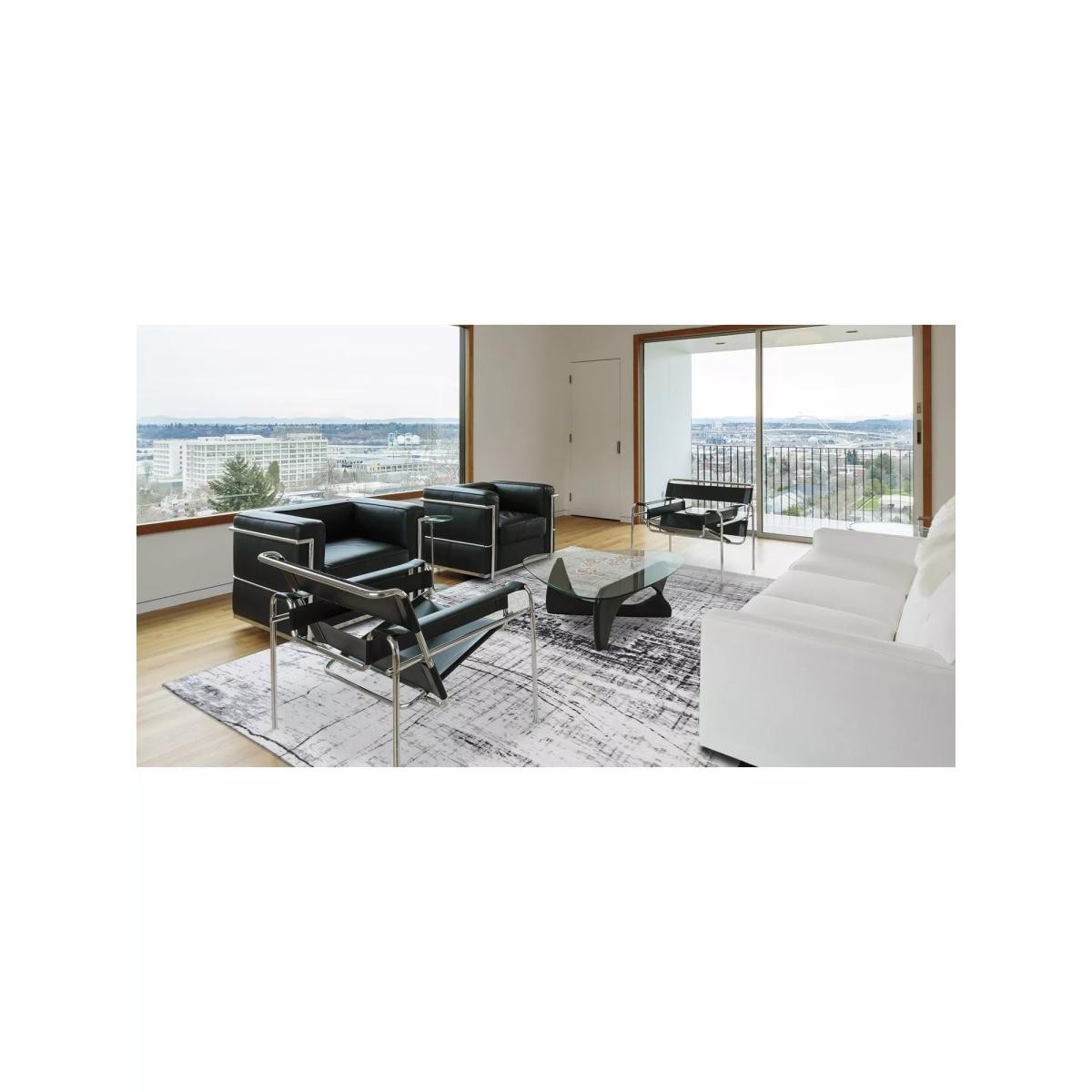 Louis De Poortere Griff Metro Rug, White – image 2