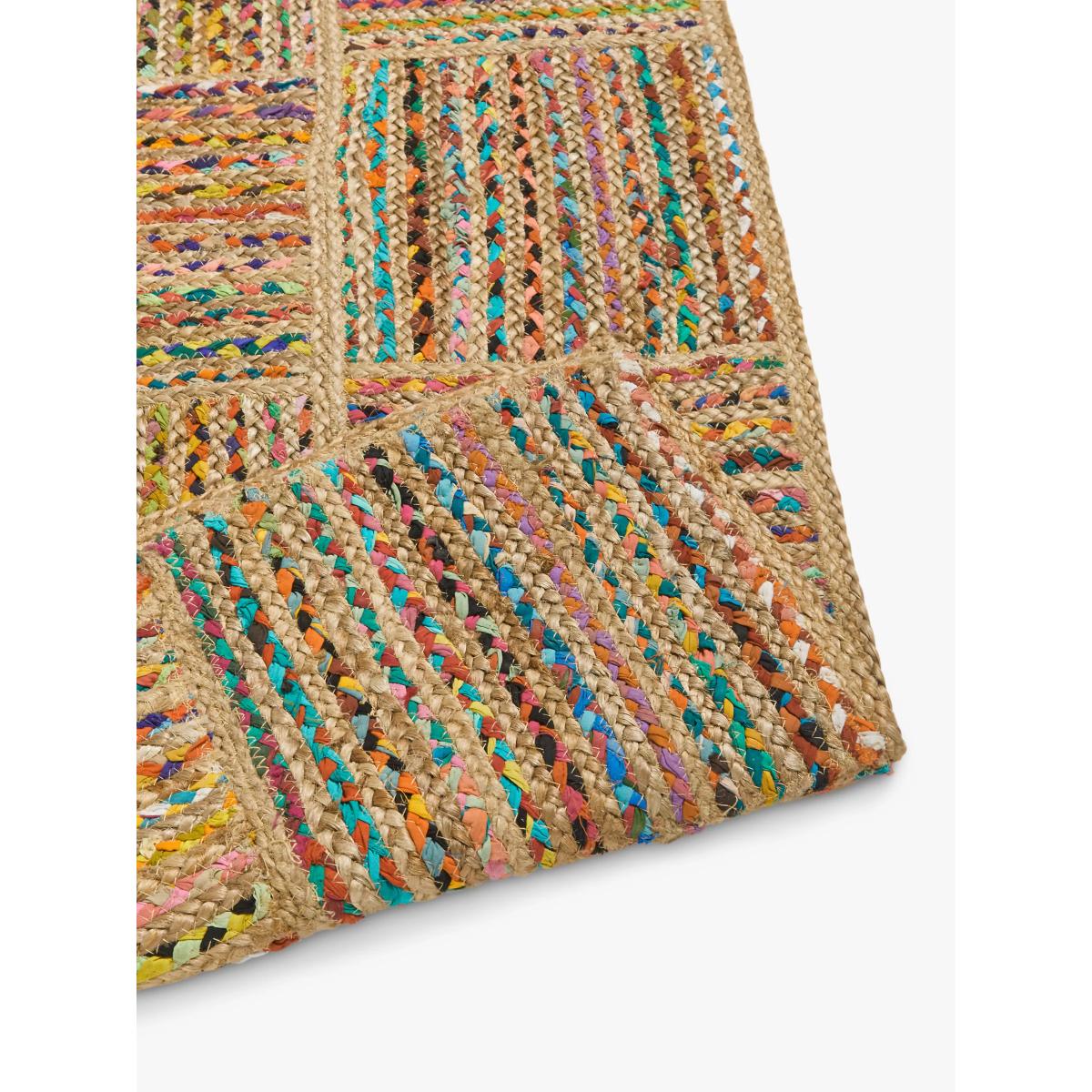 John Lewis Chindi Jute Rug, Multi, L240 x W170 cm – image 3