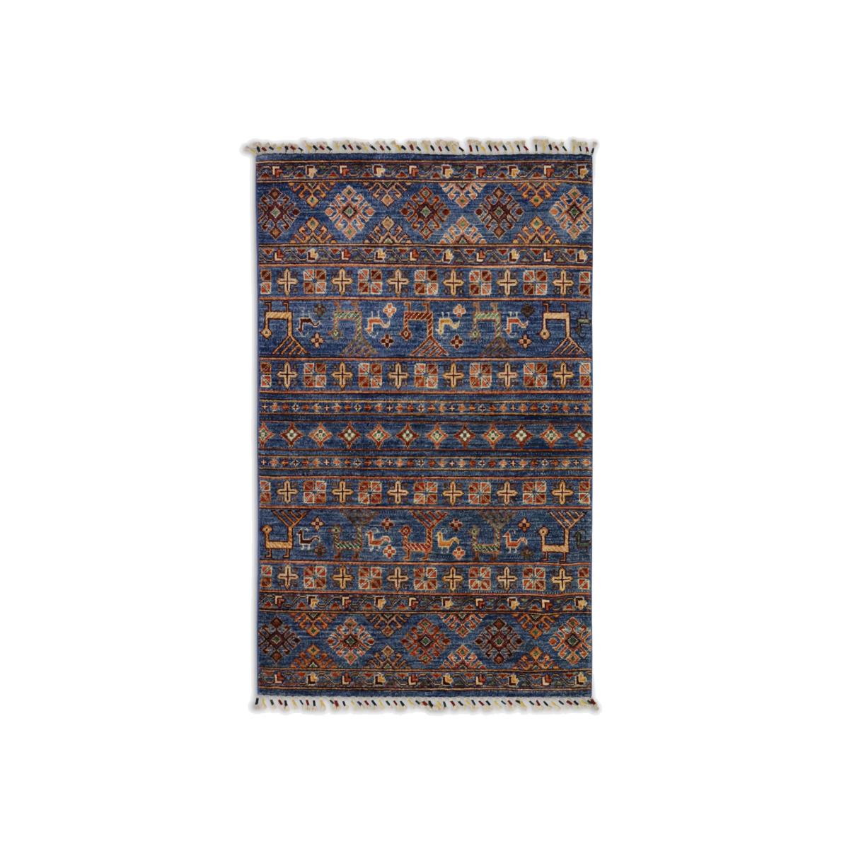 Gooch Oriental Supreme Kazak Rug, Blue, L234 x W160 cm