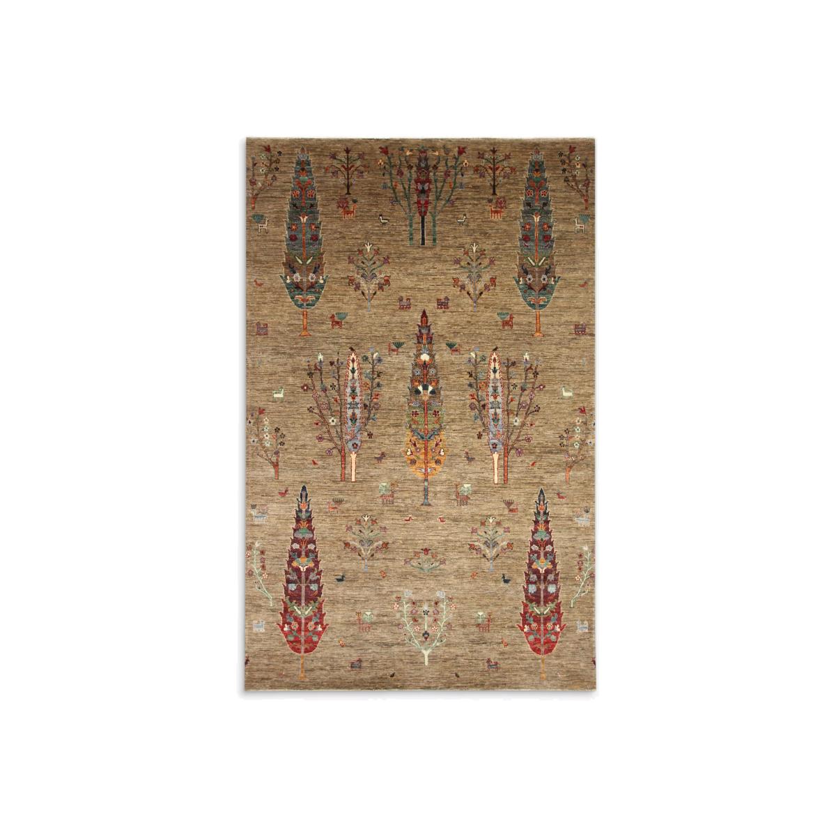 Gooch Oriental Pictorial Rug, Grey, L310 x W196 cm