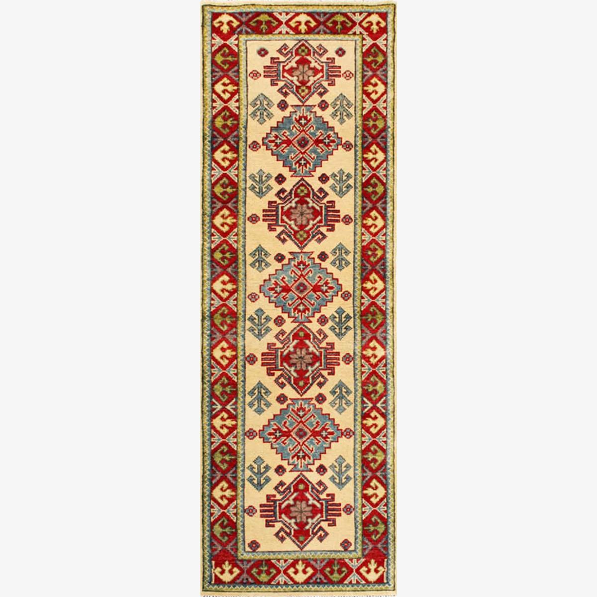 Gooch Oriental Kazak Rug, Natural, L181 x W60cm – image 1