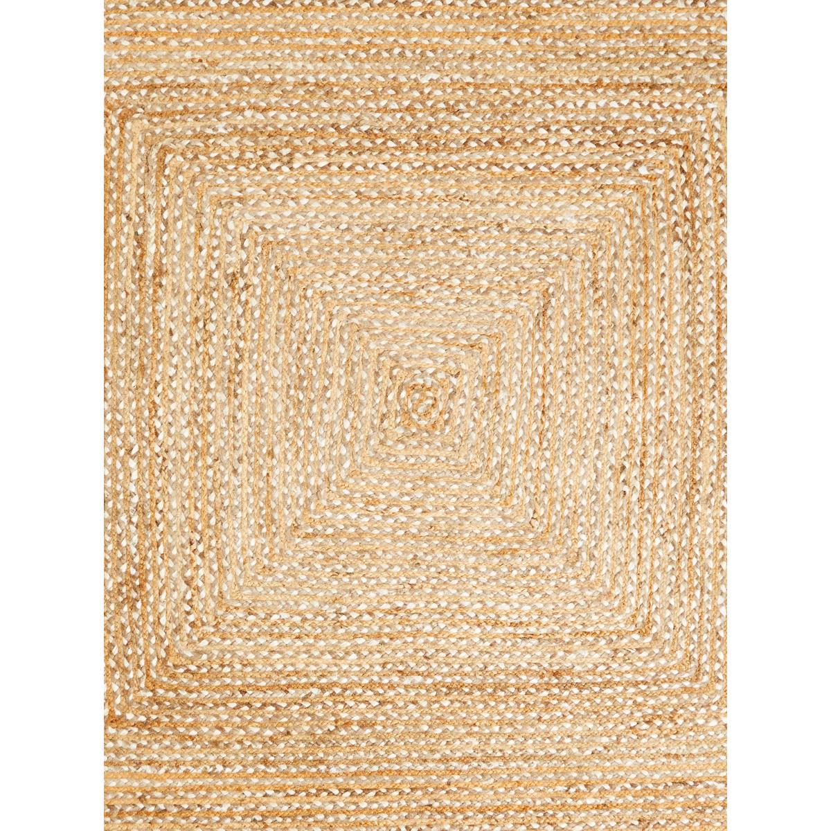 ANYDAY John Lewis & Partners Skye Jute Border Square Rug, L200 x W200 cm – image 3
