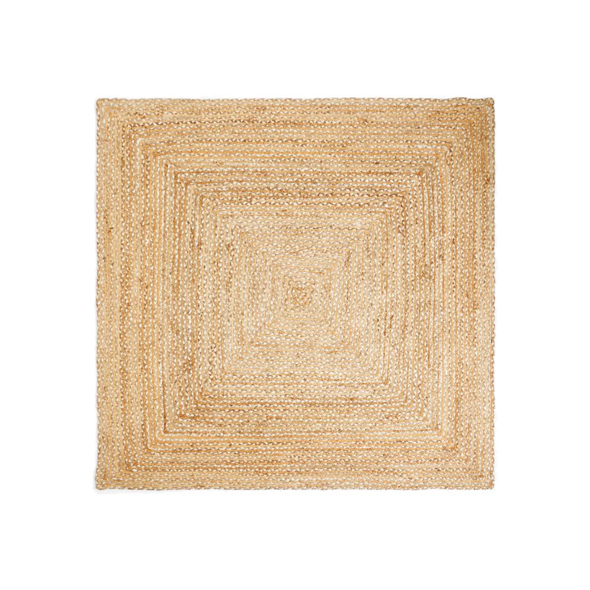 ANYDAY John Lewis & Partners Skye Jute Border Square Rug, L200 x W200 cm – image 1