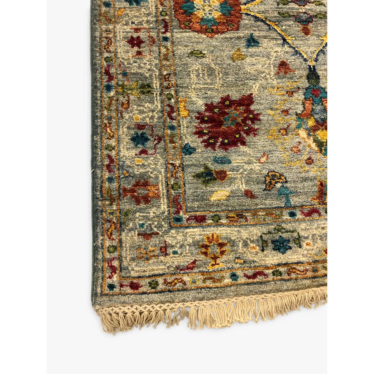 Gooch Oriental Sultani Runner, Grey/Multi, L296 x W81 cm – image 2