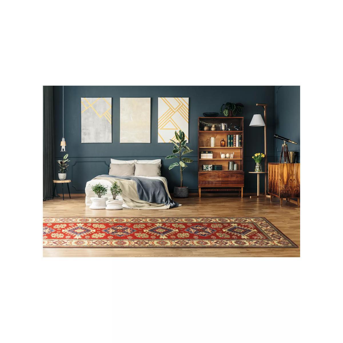 Gooch Oriental Kazak Runner, Red, L295 x W77 cm – image 3