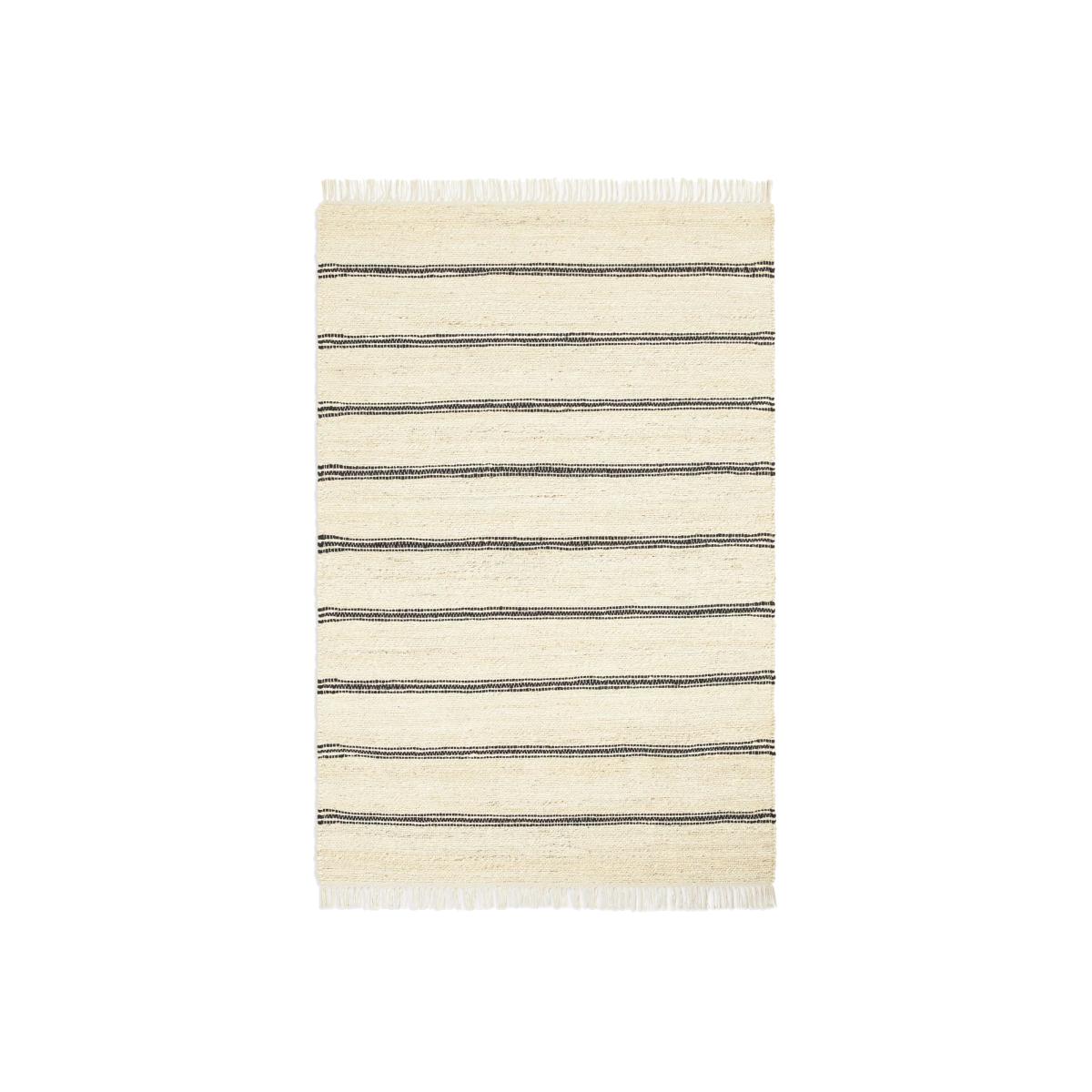 John Lewis Jute Stripe Rug, Neutral, L180 x W120 cm – image 1