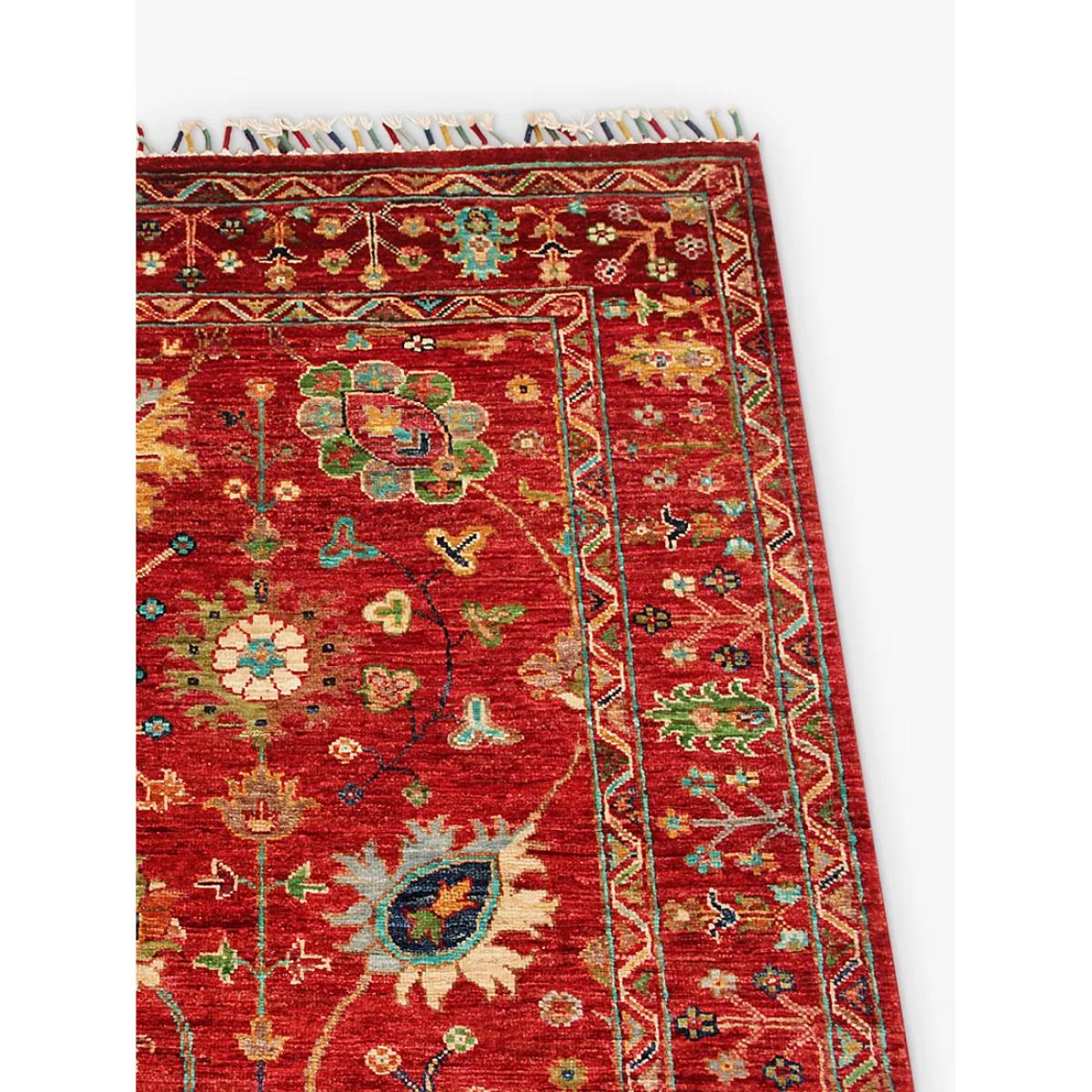 Gooch Oriental Sultani Rug, L201 x W157 cm, Red Mid – image 2